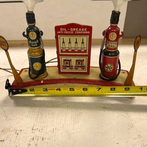 Marx toy. Metal gas station.